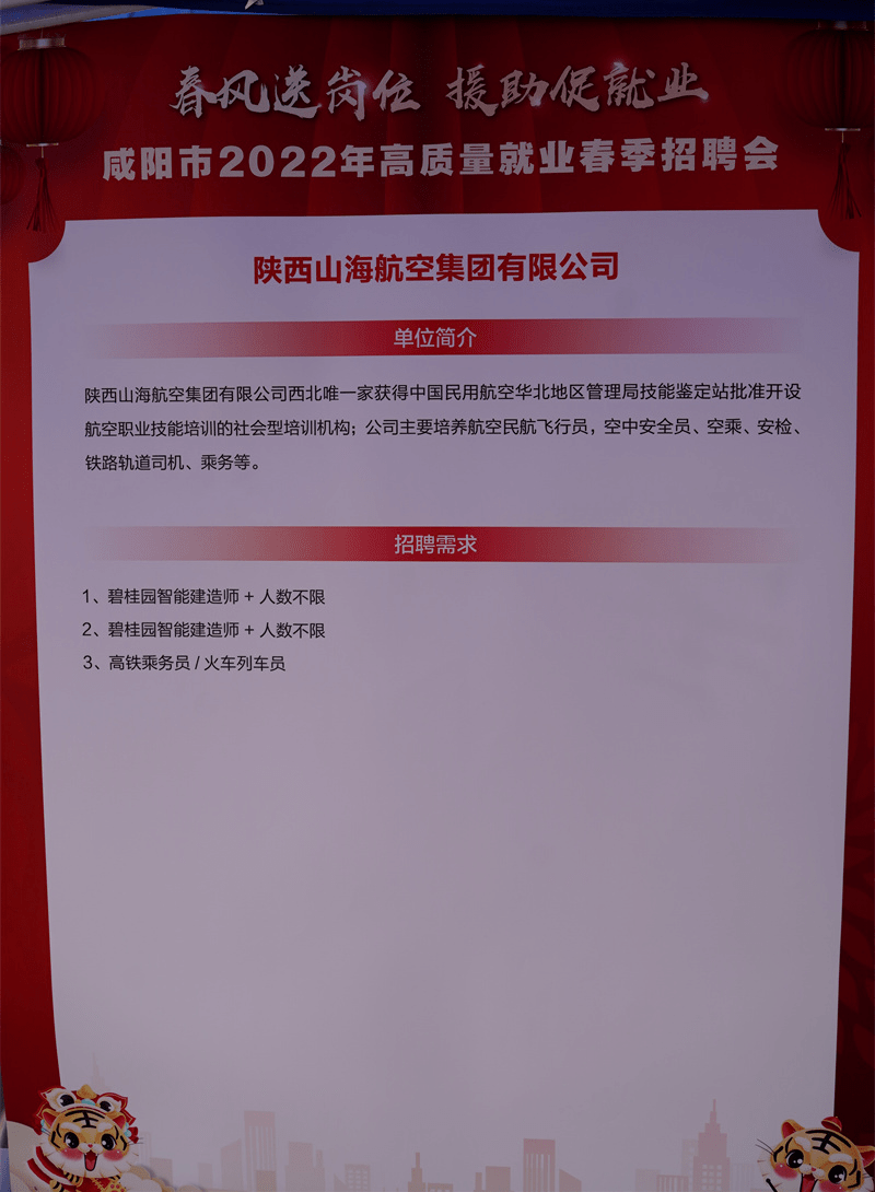 咸阳招聘网最新职位信息概览